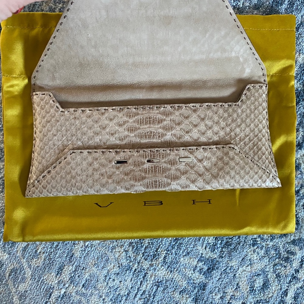 Vbh Manila First Edition Python Clutch - image 3